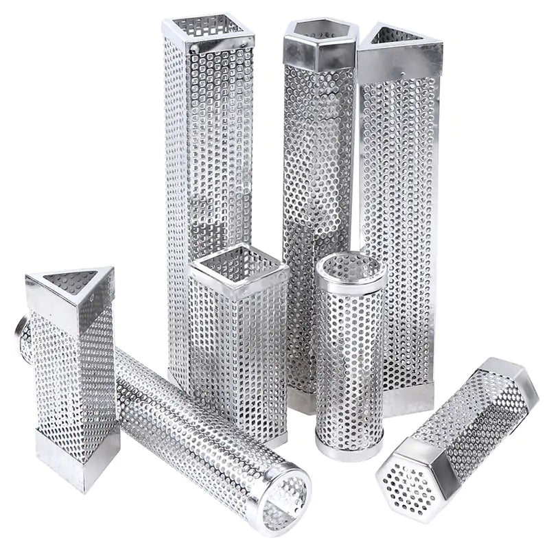 BBQ Stainless Steel Perforated Mesh Smoker Tube