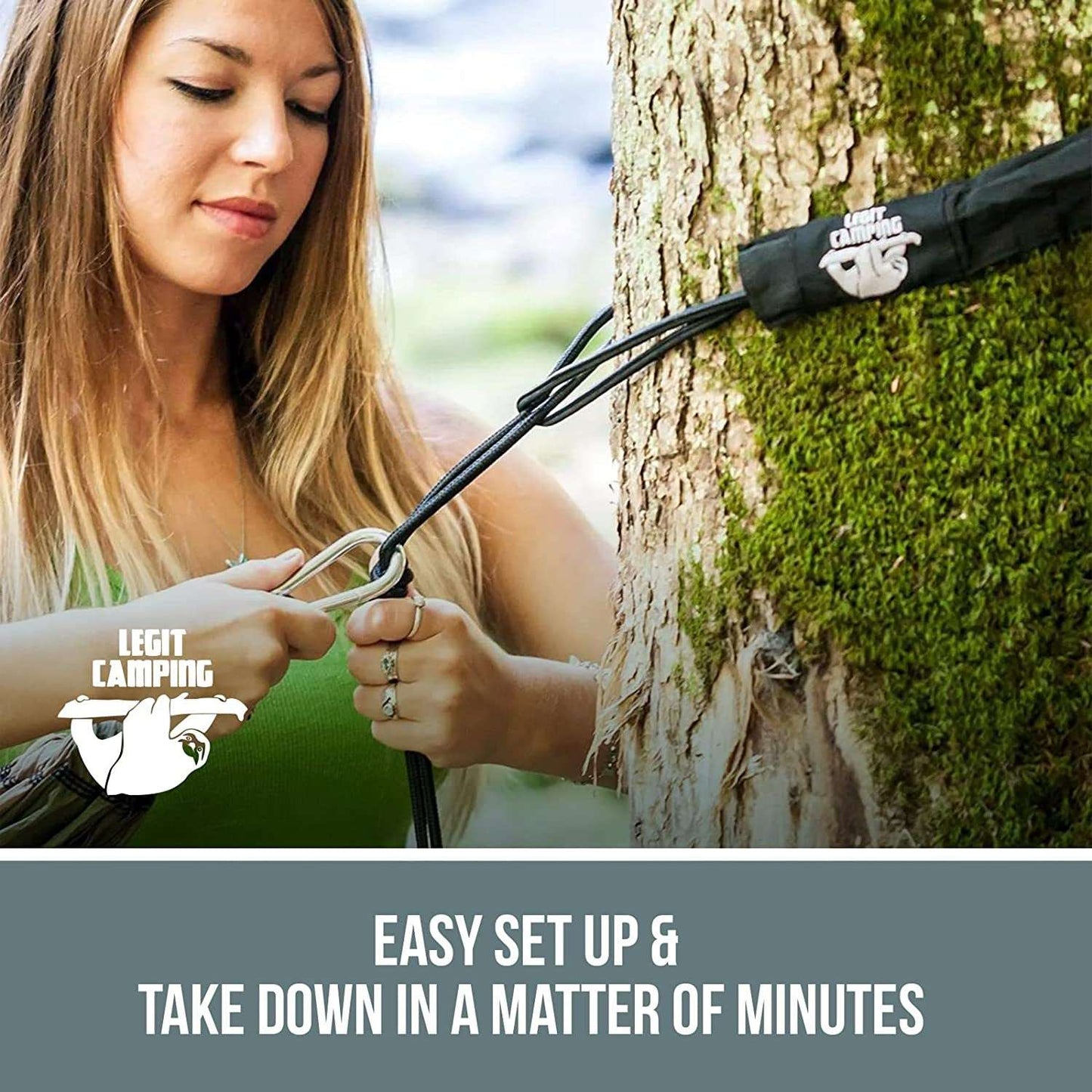 "Ultimate Comfort and Relaxation: Deluxe 2-Person Tree Hammock for Outdoor Adventures"