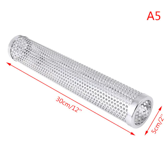 BBQ Stainless Steel Perforated Mesh Smoker Tube