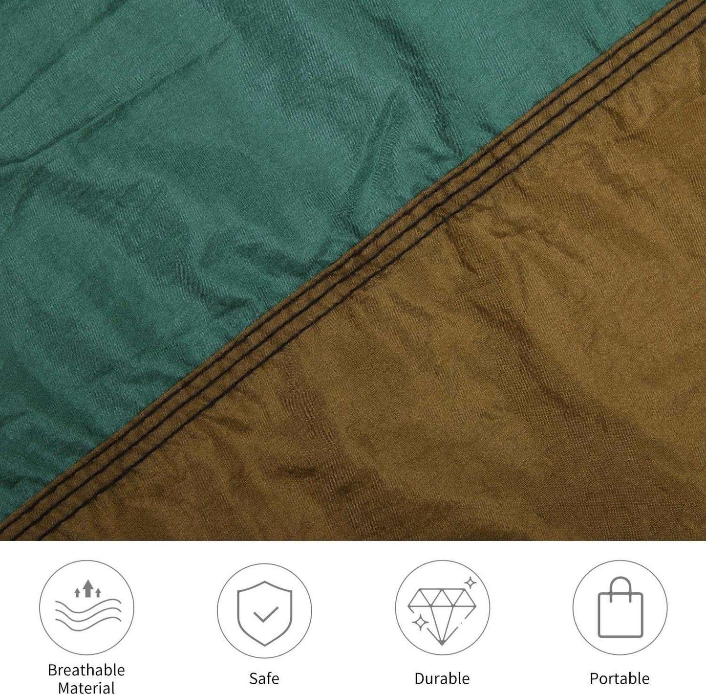 "Ultimate Portable Double Hammock - Your Perfect Companion for Hiking, Camping, Backpacking, Travel, Yard, and Beach Adventures!"