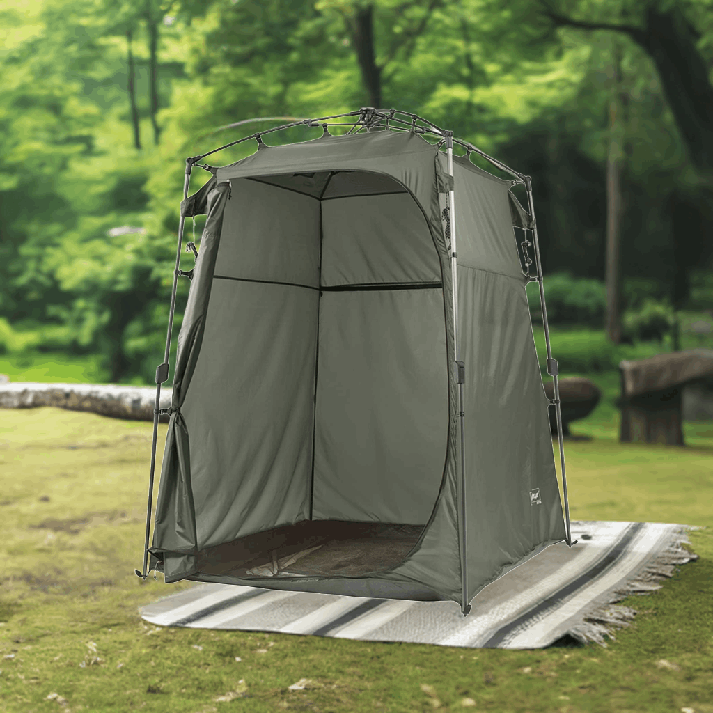 "Ultimate Outdoor Privacy Solution: 3-In-1 Pop-Up Tent for Changing, Showering, and Bathroom Needs - Perfect for Camping and Outdoor Adventures!"