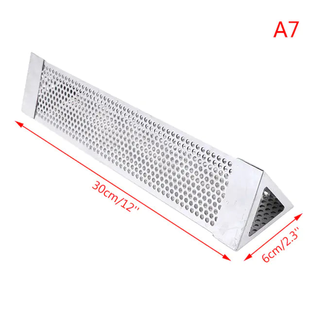 BBQ Stainless Steel Perforated Mesh Smoker Tube