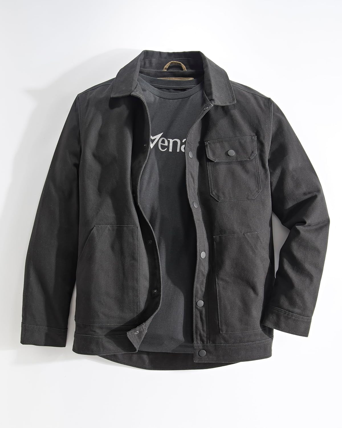 "Ultimate Men'S Concealed Carry Shirt Jacket - Premium Canvas, Tactical Conceal Carry Pockets"