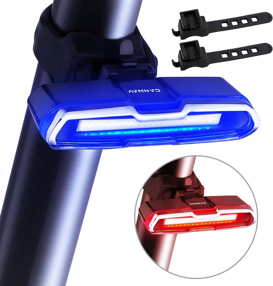 "Ride with Confidence: Ultra-Bright Bike Tail Light with Rechargeable Battery - 168 Lumens, 5 Modes, Waterproof - Enhance Safety for Road, Mountain, and Night Riding"
