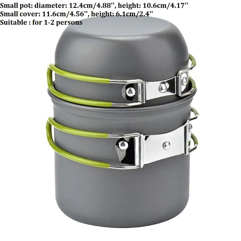 Ultimate Outdoor Camping Cookware Set - Compact & Durable